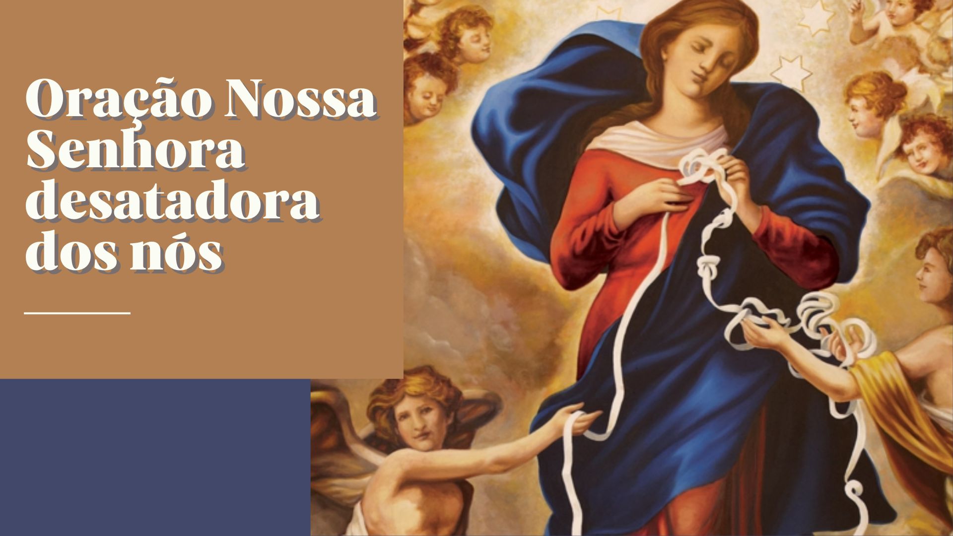 oração a nossa senhora desatadora dos nós