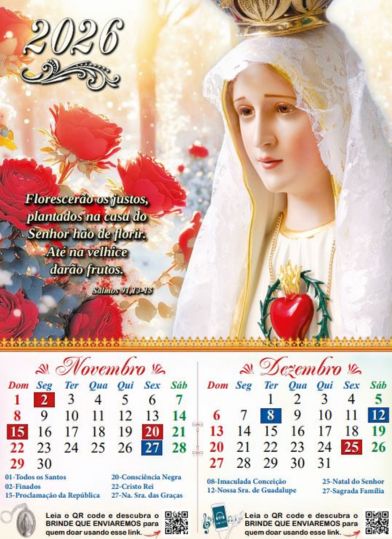 Calendário 2026