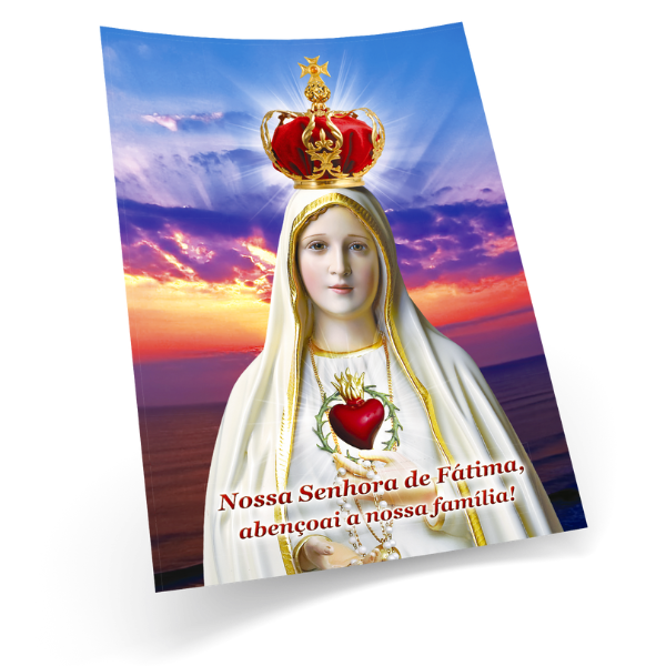 P&ocirc;ster do Imaculado Cora&ccedil;&atilde;o de Maria